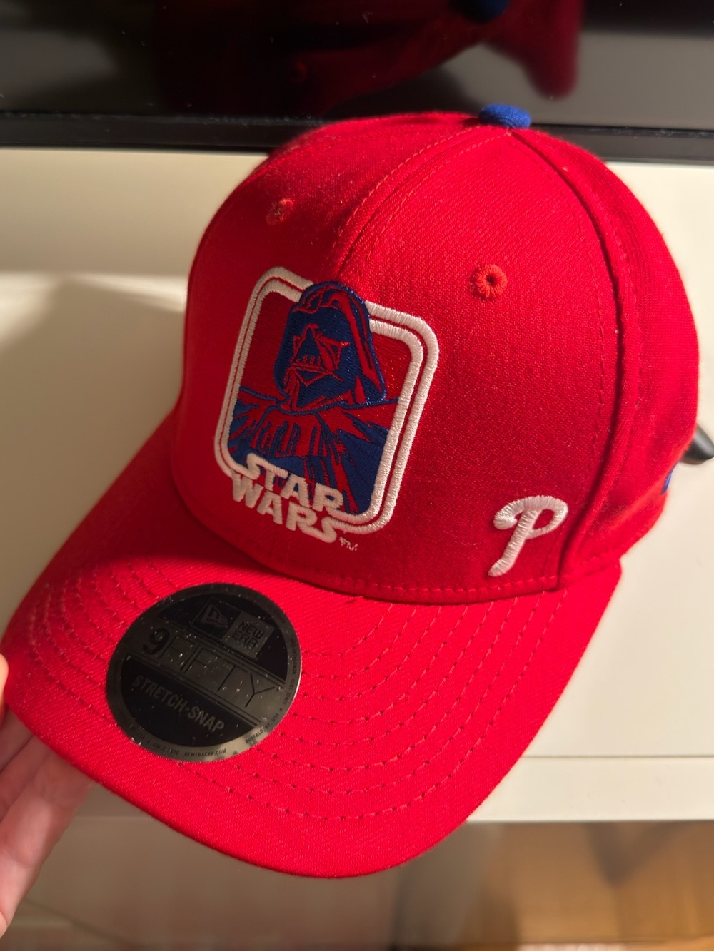 NWT Phillies x Star Wars Philadelphia Red Baseball Cap Adult New Era